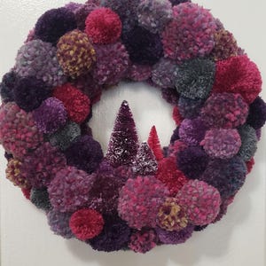 Pom-Pom Wreath "Brooklyn Nightlife"