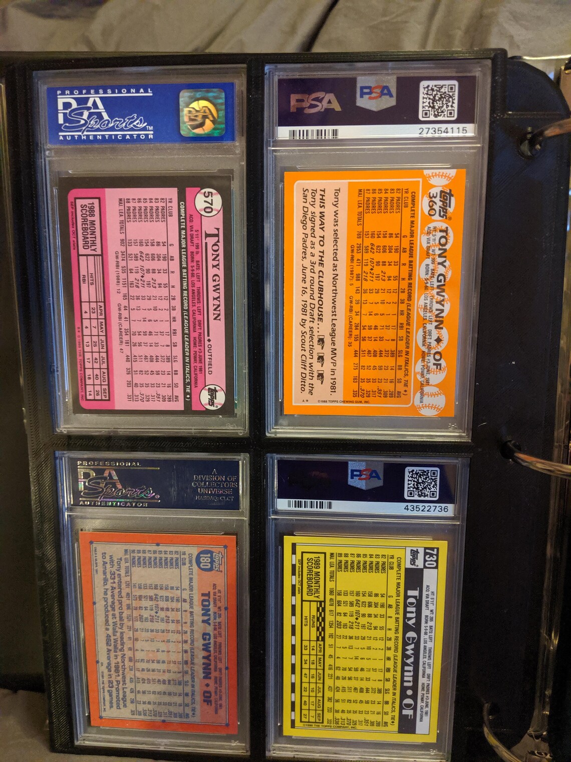 Pro Slab Graded 3 Ring Binder Pages Ultra Pro Baseball Card Etsy