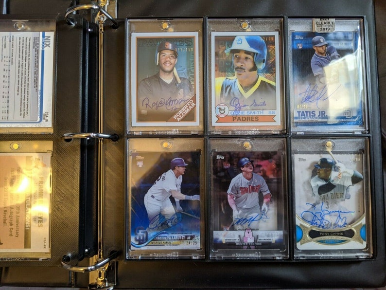 Pro Slab Graded 3 Ring Binder Pages Ultra Pro Baseball Card Protector 