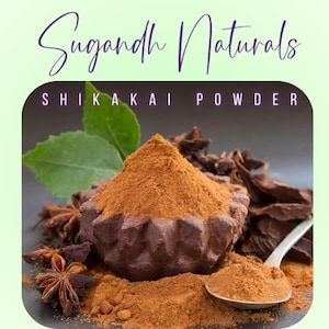Sugandh Naturals 100% Pure Shikakai Powder | Natural Hair Cleanser & Conditioner | Herbal Hair Care Solution