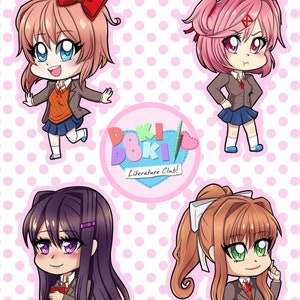 Doki Doki Literature Club Print 11&quot; x 17&quot;