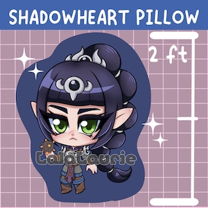 Baldur&#39;s Gate 3  Shadowheart Shaped Pillow