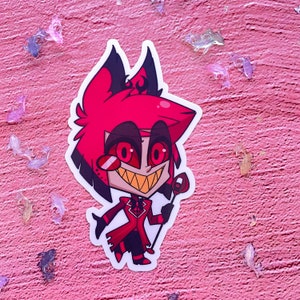 Weatherproof Sticker Alastor 3 Inches Waterproof UV