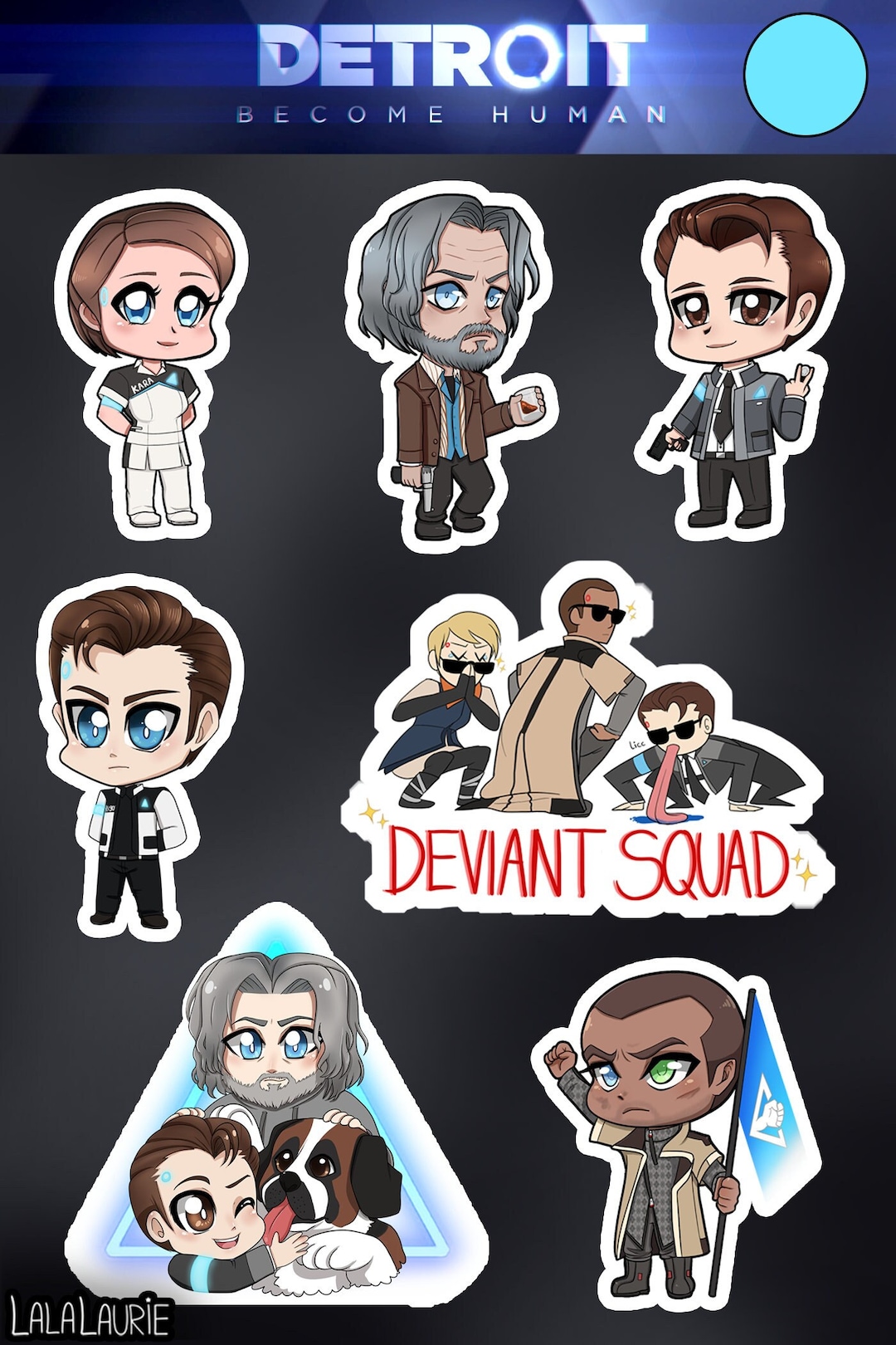 Detroit: Become Human Sticker Set - Etsy