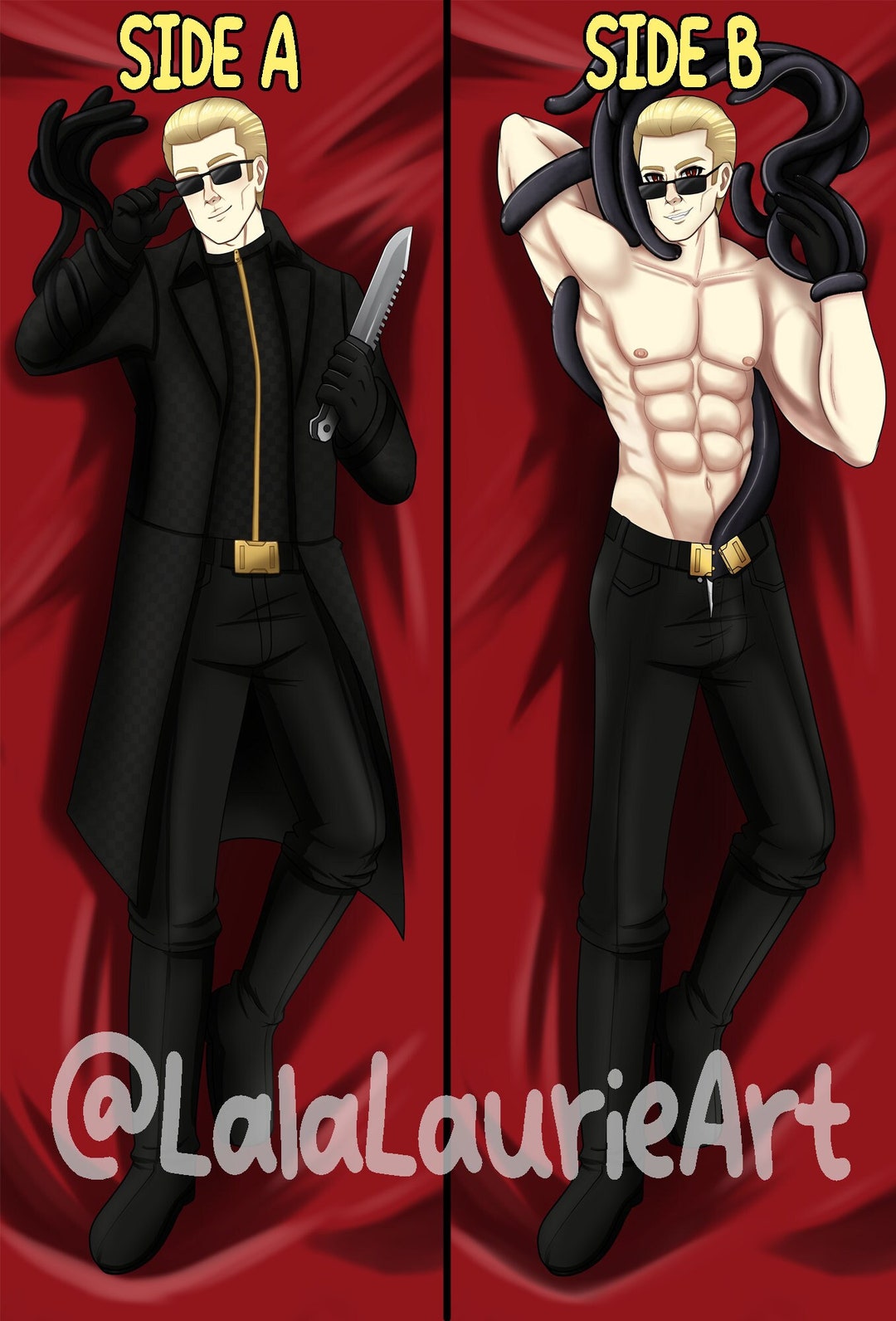 Albert Wesker Body Pillow Resident Evil Dead by Daylight Dakimakura