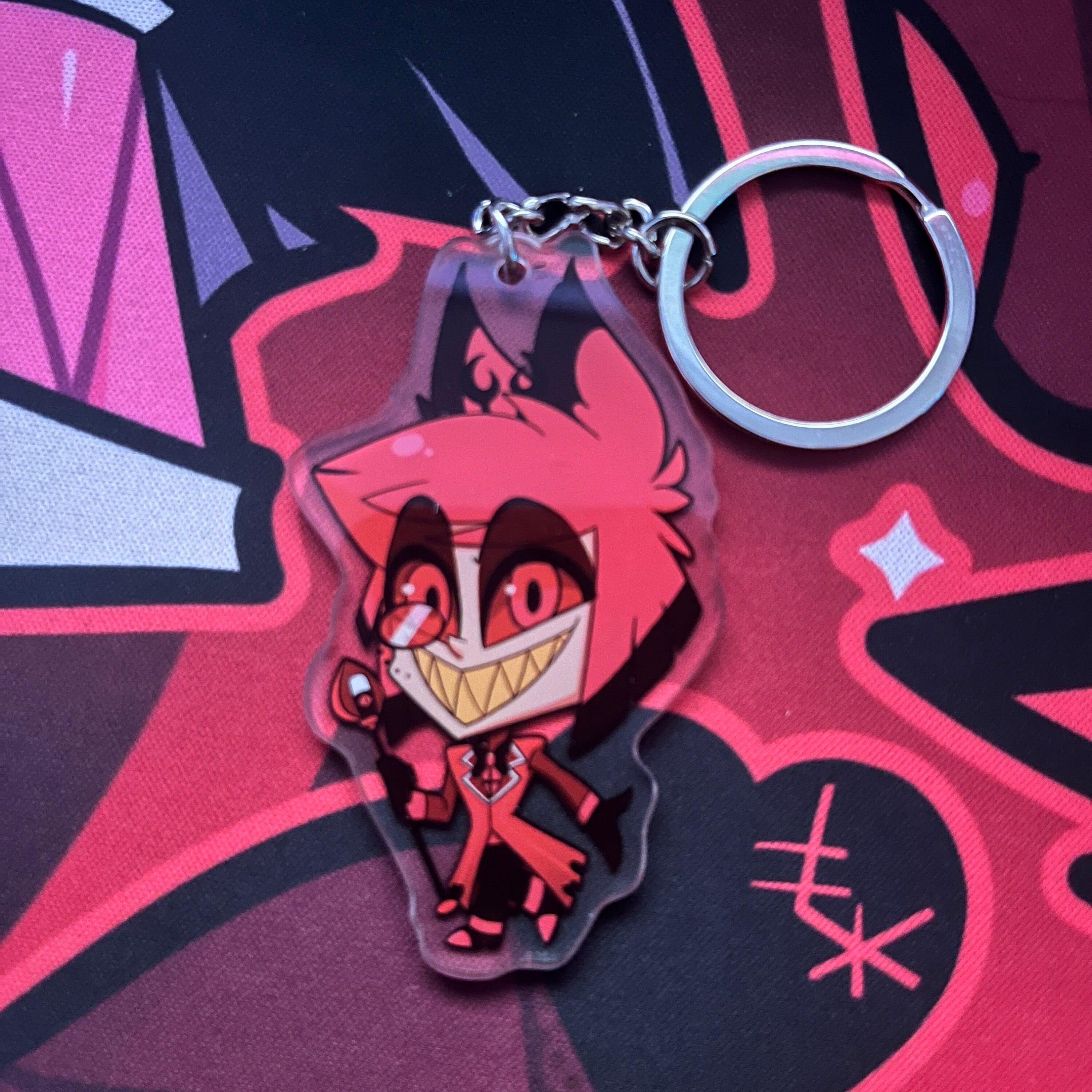 キーホルダー・アクリルキーホルダー Alastor Valentine's Keychain Hazbin Hotel - ALASTOR VALENTINE KEYCHAIN (2025) - SOLD OUT