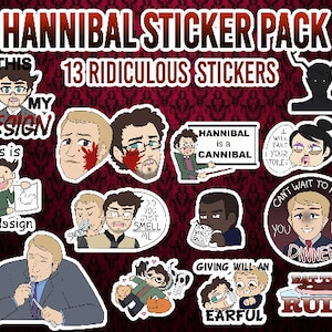 Hannibal NBC Funny Stickers