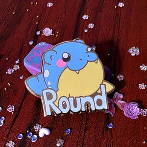 Spheal &quot;ROUND&quot; Enamel Pin – 1.5&quot; Hard Enamel