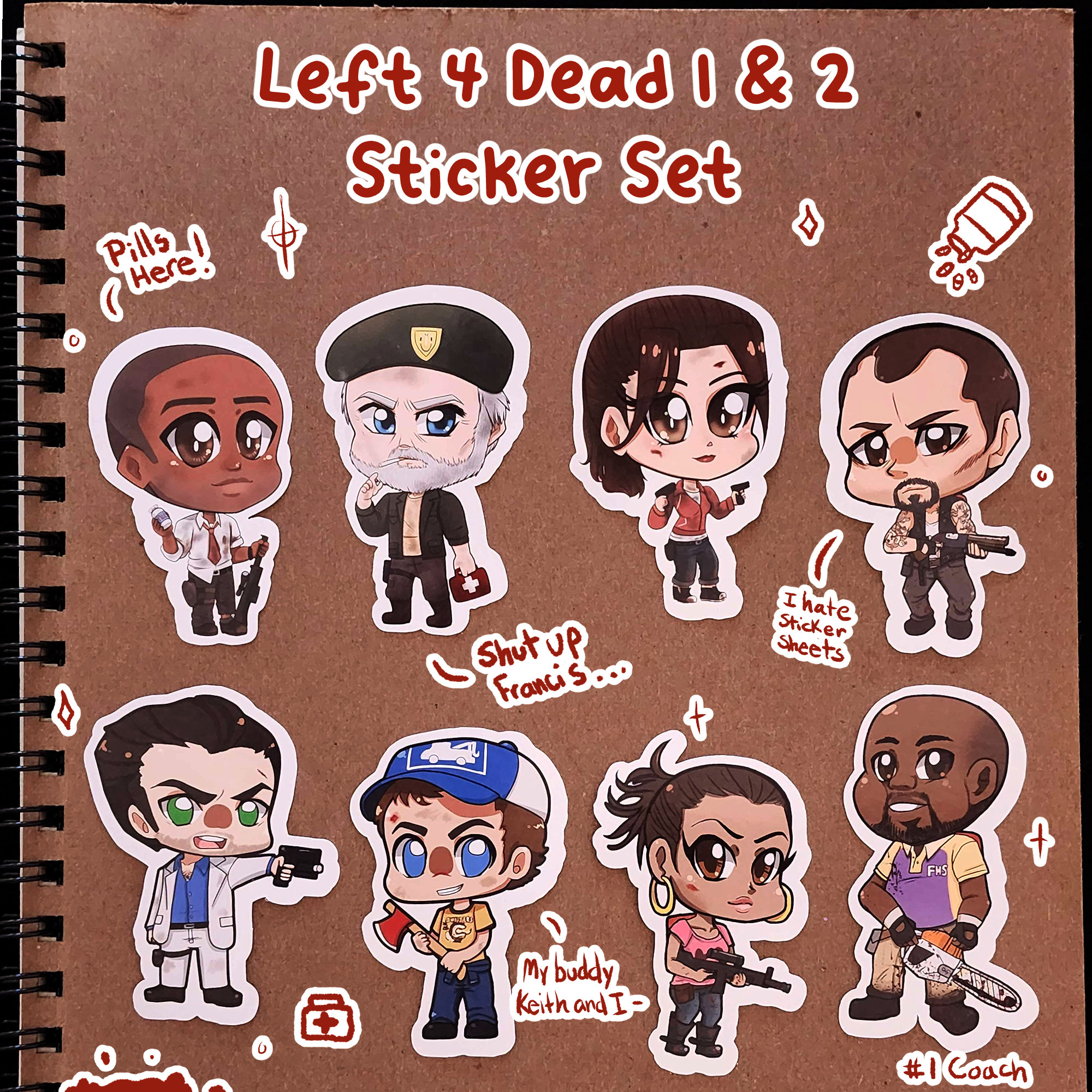 Left 4 Dead 1 & 2 Stickers - Etsy