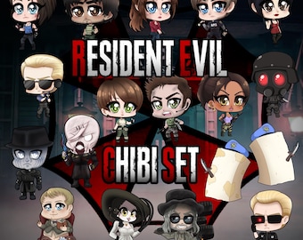 Resident Evil Stickers & Acrylic Charms