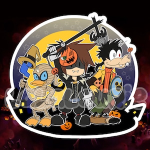 Kingdom Hearts Halloween Town Sticker