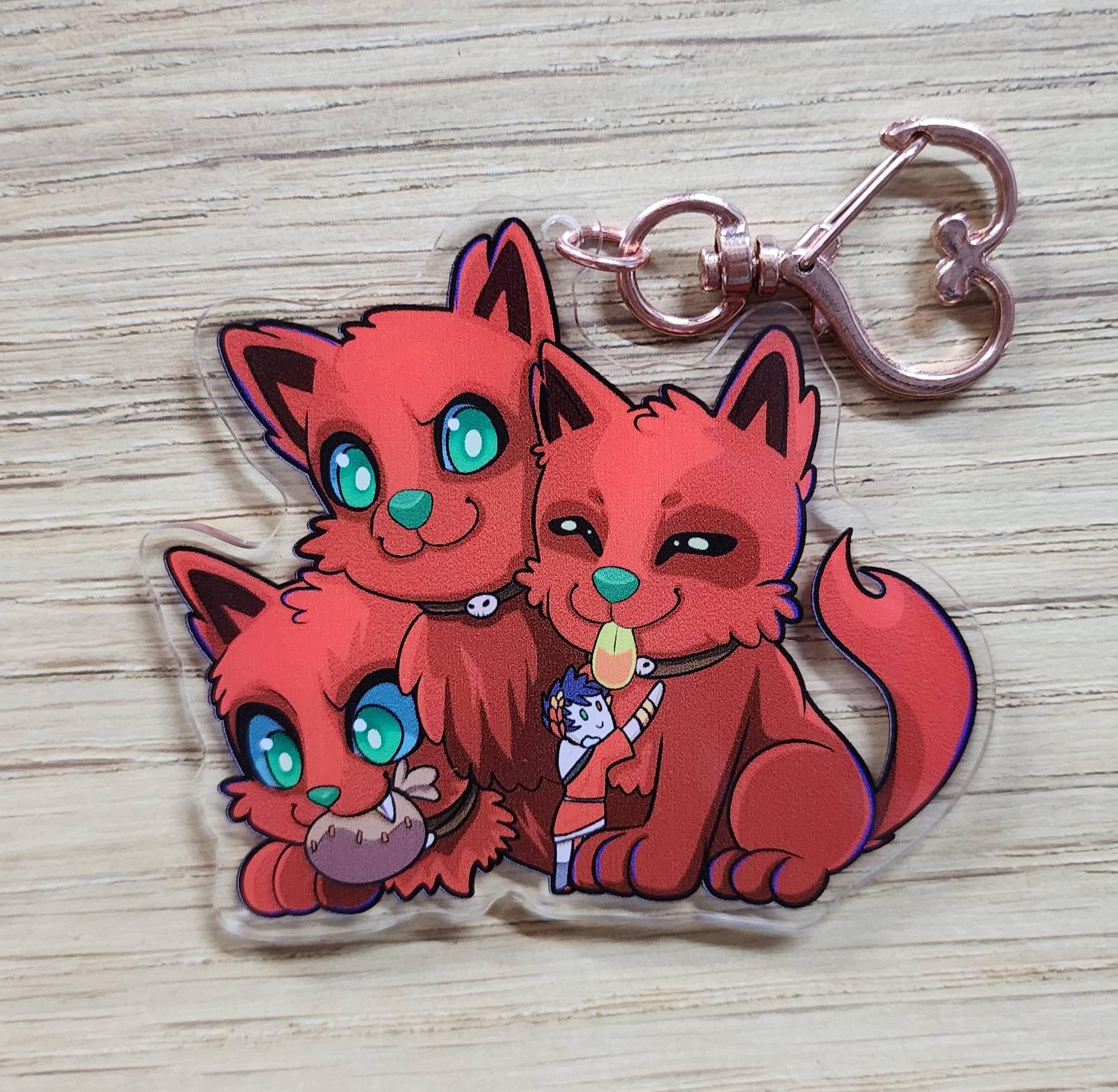 Hades Cerberus Chibi Acrylic Charm - Etsy
