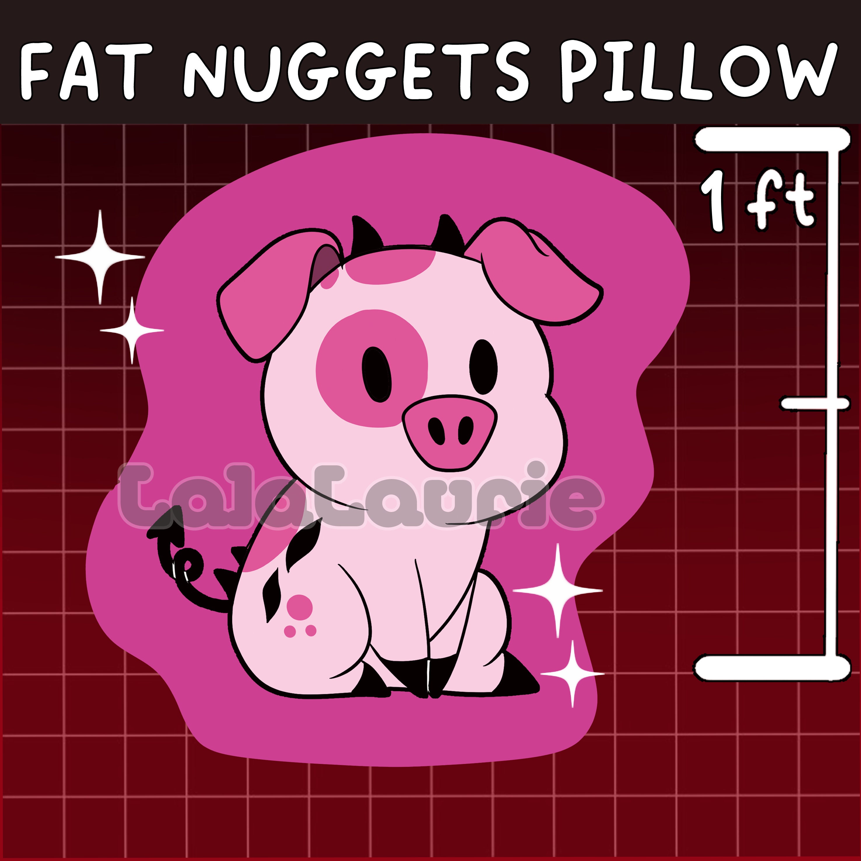 ハズビン ホテル ファット ナゲット ぬいぐるみ キャラクター型枕 1