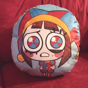 Pomni Shaped 2 Feet Pillow Super Plush Soft Pillowcase The Amazing Digital Circus