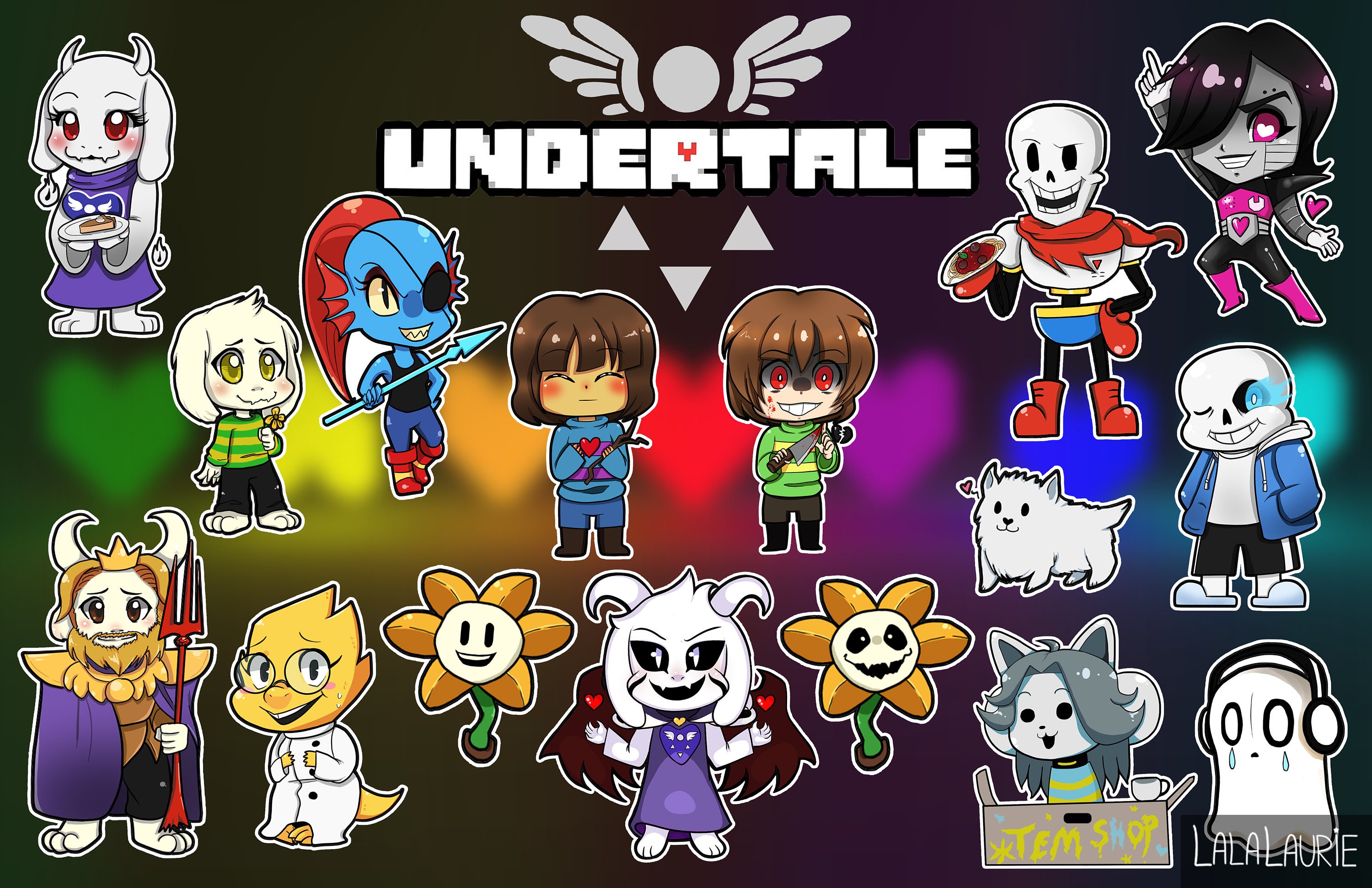 Undertale Birthday Invitations Toriel Digital Download 5x7 