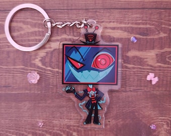 Acrylic Keychain Vox Hazbin Hotel Double Sided 2.5 in Double