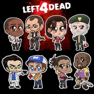 Left 4 Dead 1 & 2 Stickers