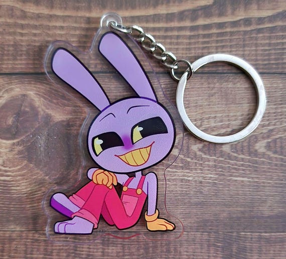 Jax 3in Keychain Amazing Digital Circus Charm - Etsy