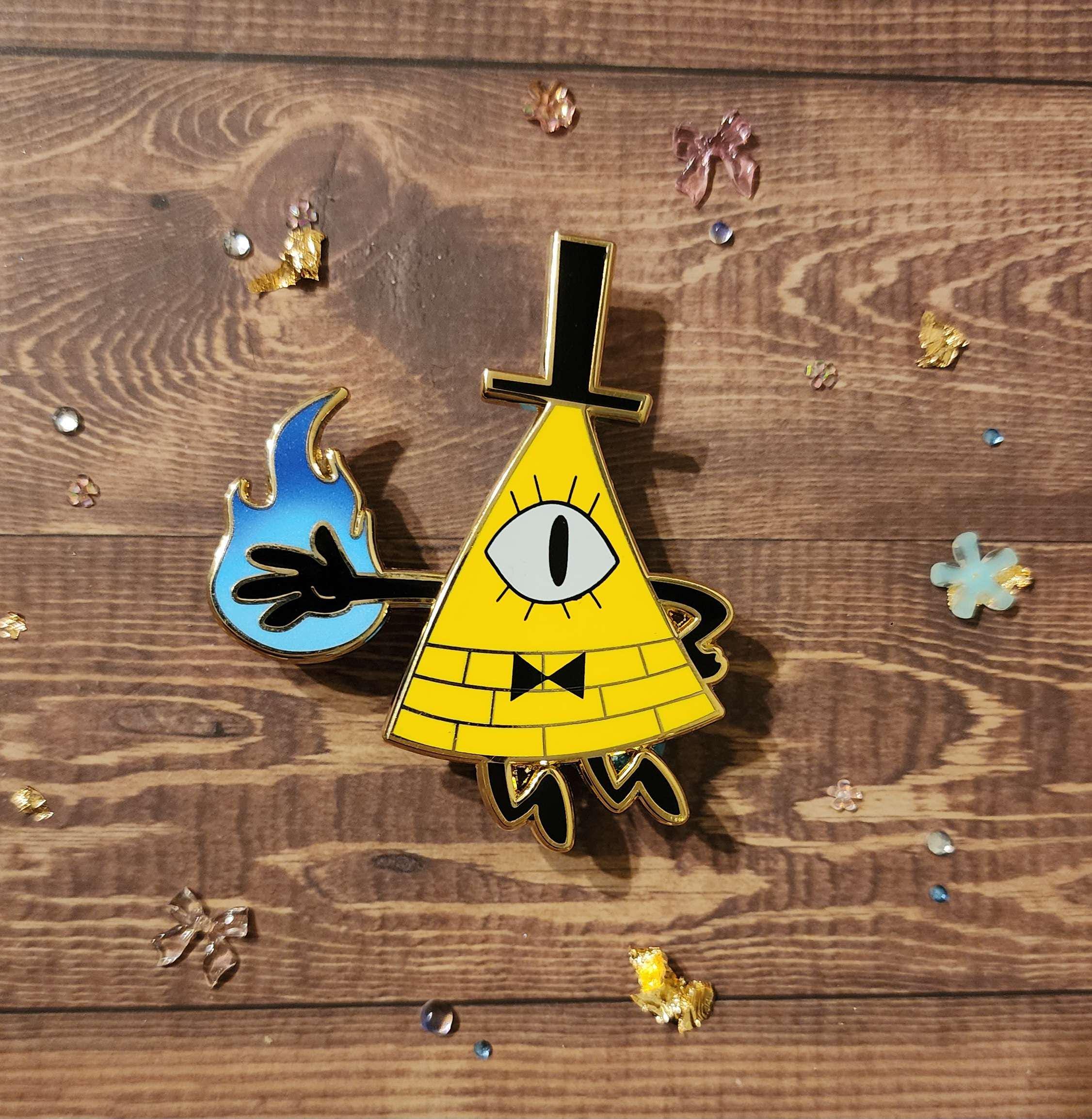 ビル・サイファー 2.5インチ エナメルピン（スプリング/振れるハンド