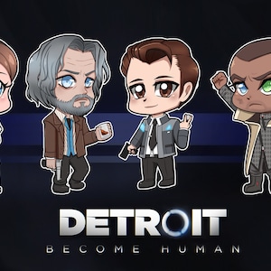 Detroit : Devenez Human Chibis Print 11 x 17