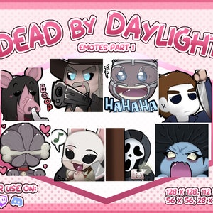 Dead by Daylight Killer Emote Part 1 for Twitch and Discord
