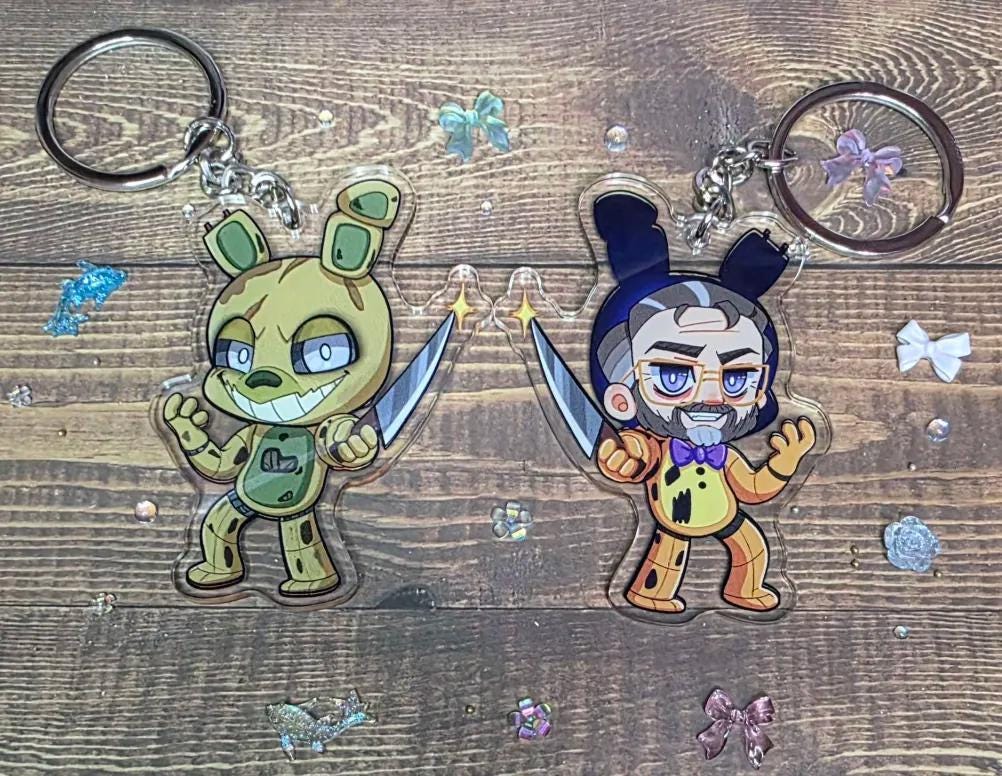 Springtrap Keychain - Etsy