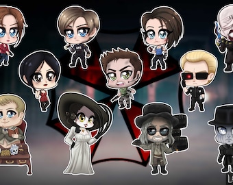Resident Evil Chibis Complete Print 11" x 17"