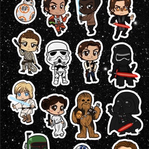 Galaxy Fighters Stickers