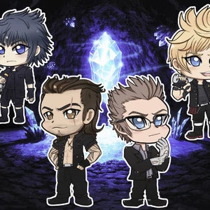 Final Fantasy 15 Chibi Stickers