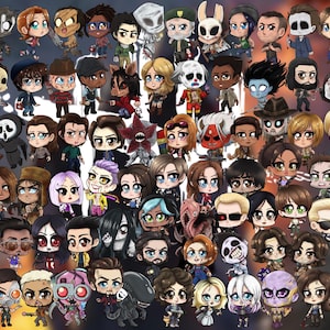 Dead By Daylight Complete Chibi Print 11 x 17