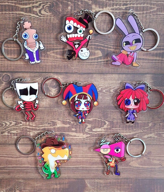 Pomni 3 キーチェーン 素晴らしいデジタルサーカスチャーム - Etsy 日本