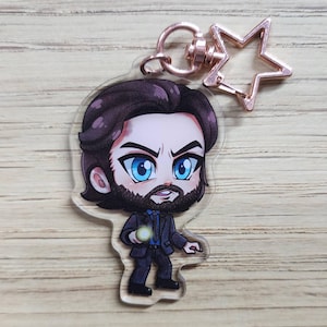 Alan Wake Chibi 2.5 in Acrylic Charm