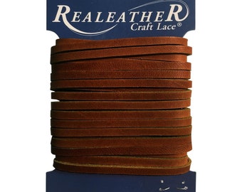 Lace Lacing Leather Topgrain Latigo Chocolate Brown 50 Foot Spool