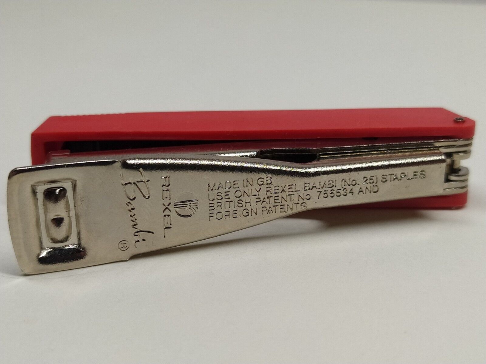 Lovely Mini Vintage Red Rexel Bambi Pocket Stapler No.25 No Staples! - Etsy