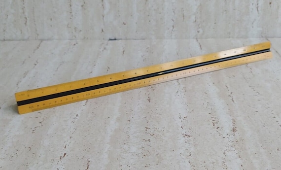 Triangular Wooden Ruler Triangular Wooden Ruler