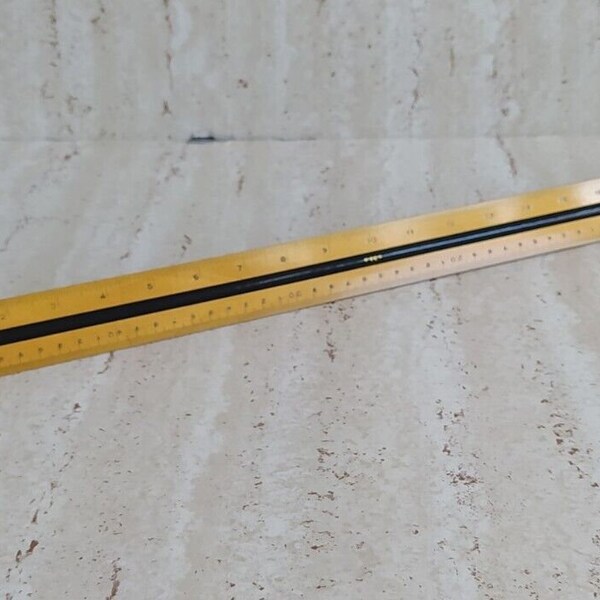 Vintage Wooden Ruler - Etsy