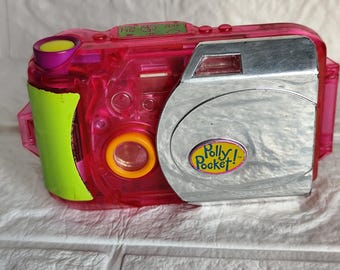 Vintage Polly Pocket Camera Playset Case Pink Y2K Mattel 2000s Collectible Toy Girl