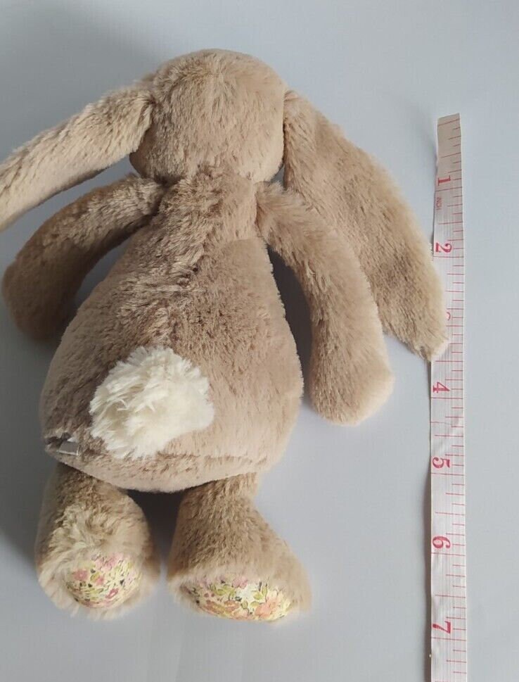 Jellycat 7 Blossom Gray Brown Bunny Plush Tan Floral - Etsy