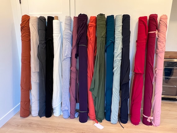 TENCEL™ Lyocell, Organic Cotton, Spandex Jersey Fabric, Tencel knit, organic cotton knit, by the meter