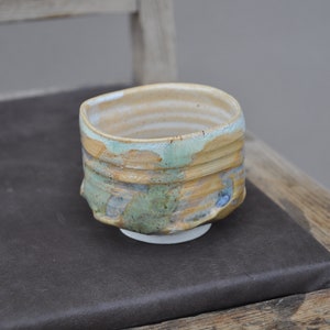 Handmade one of a kind Chawan &#39;Sea I&#39; by Vilé tea drinking ceremony, tea bowl