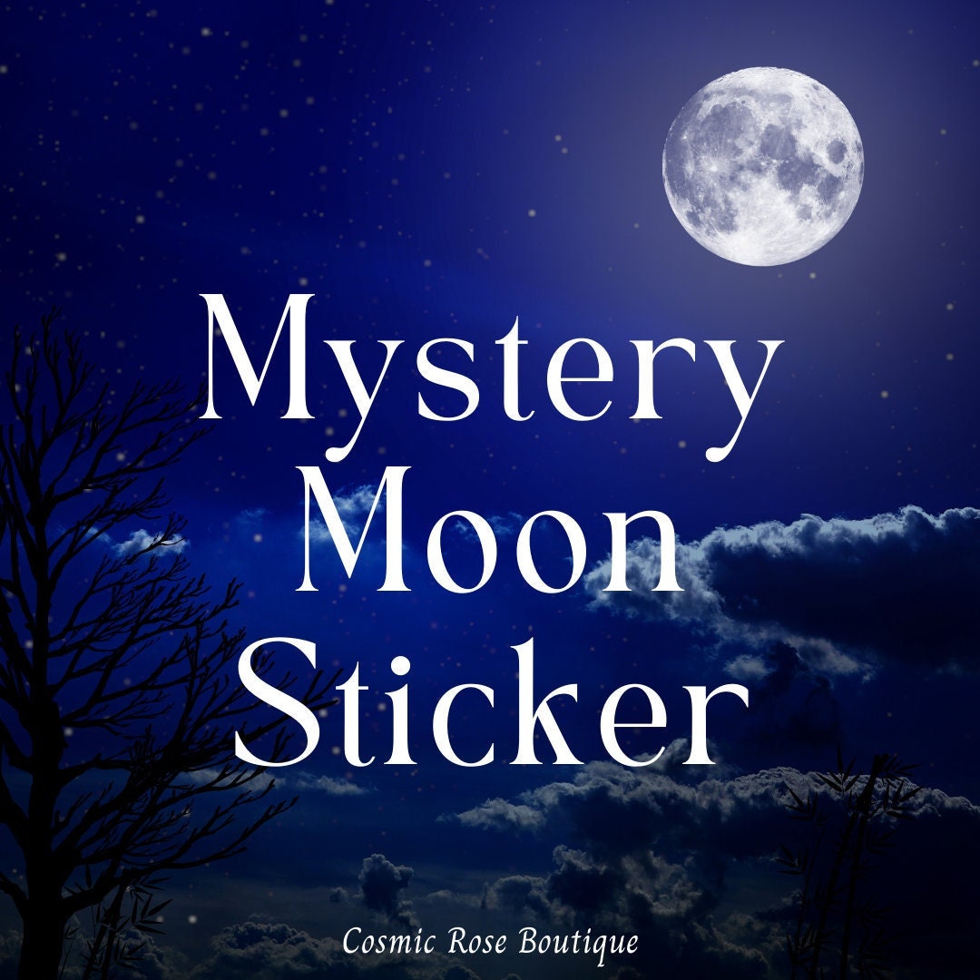 Lune Sticker Thème de la lune mystérieuse Sticker - Etsy France