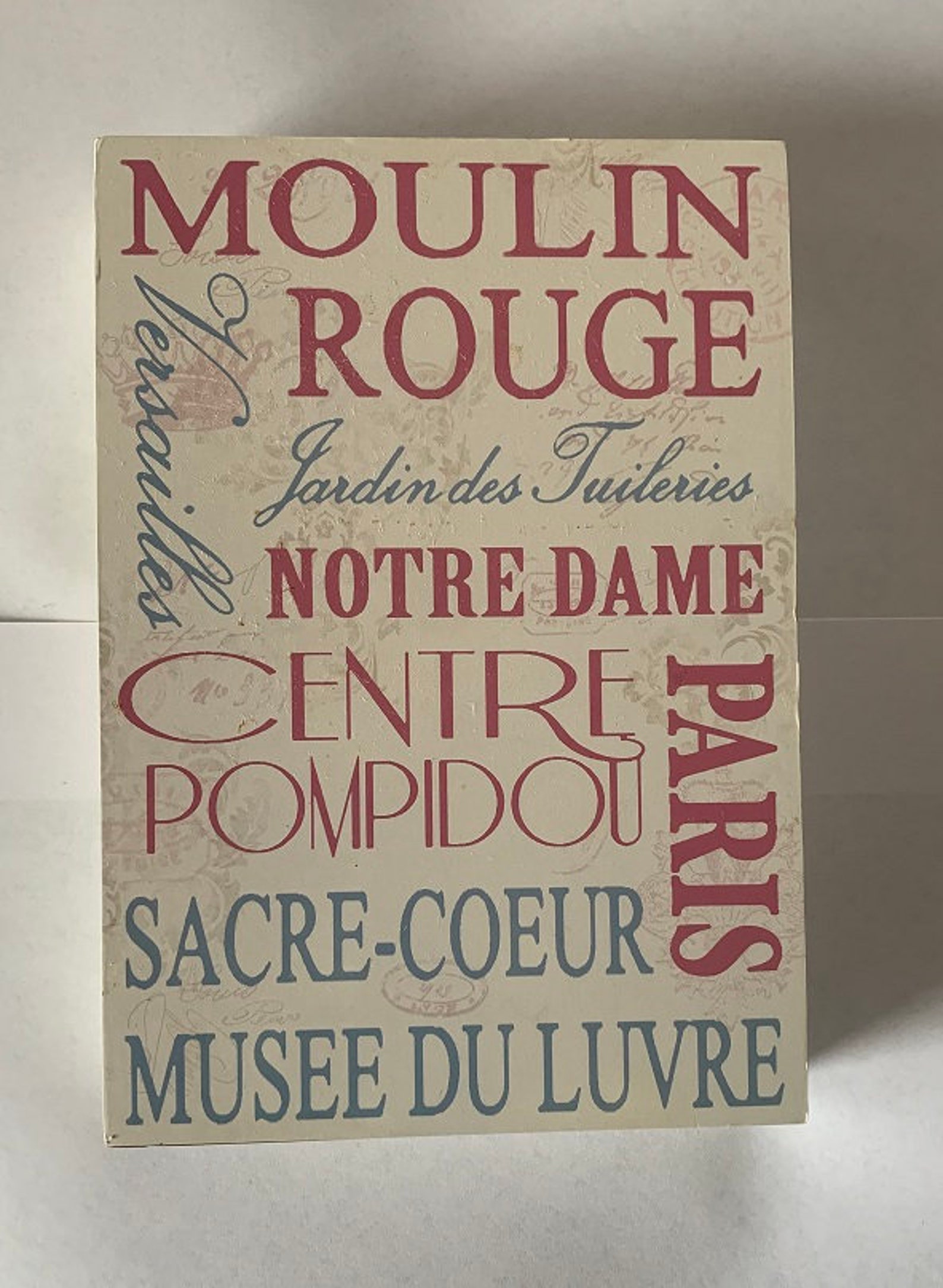 Decorative French Sign Decor French Wall Decor Shabby Etsy