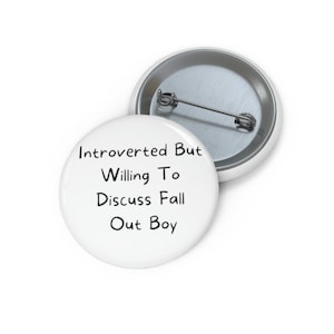 Introverted Pop Punk Pin