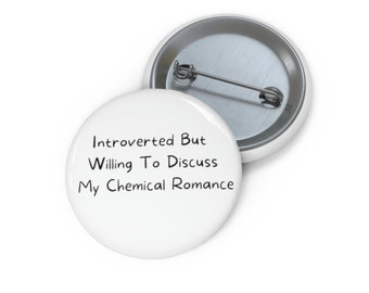 Introverted Emo Pin