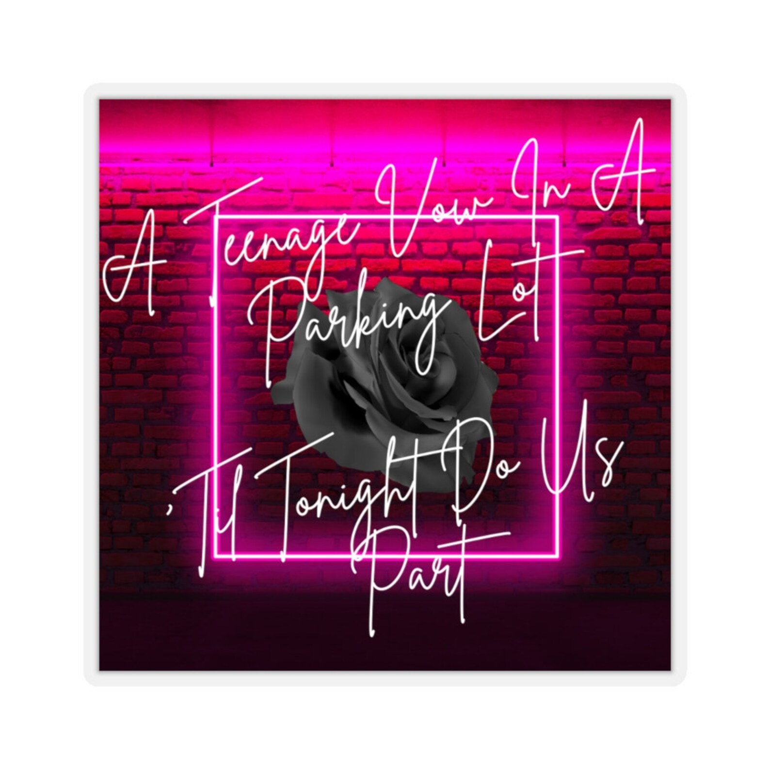 Pop Punk Vow Sticker - Etsy