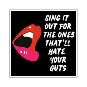 Sing Sticker