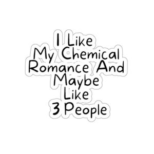Emo Band Love Sticker
