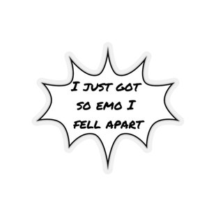 Gerard Emo Quote Sticker