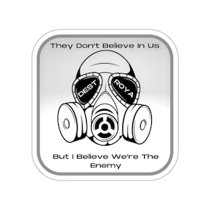 Gas Mask Sticker