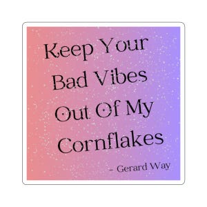 Gerard Cornflakes Citaat Sticker | Met naam: